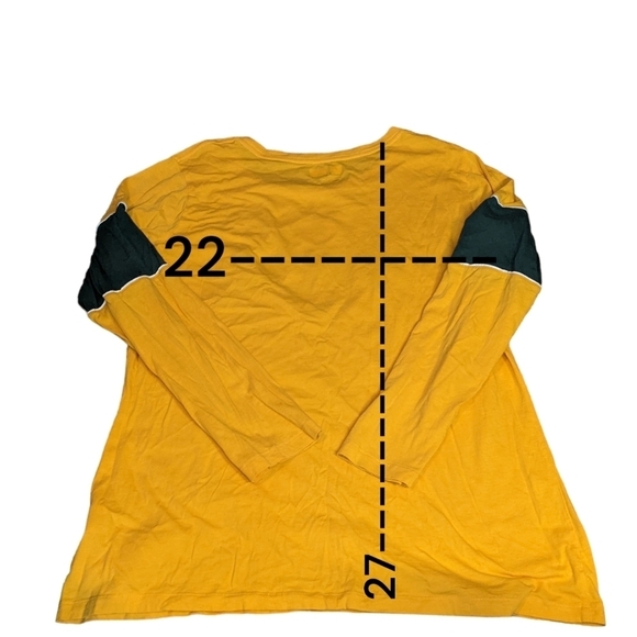 PACKERS Football Long Sleeve NFC T-SHIRT Sz 2XL 💚💛 GREEN BAY PACKERS - Picture 8 of 14